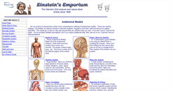 Desktop Screenshot of einsteins-emporium.com